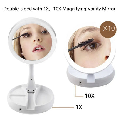 Luxury LED Magnifying Makeup Mirror™