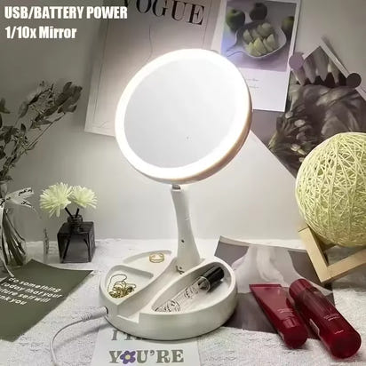 Luxury LED Magnifying Makeup Mirror™