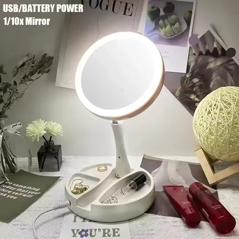 Luxury LED Magnifying Makeup Mirror™